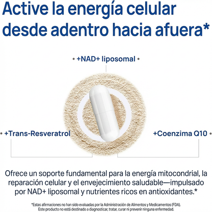 NAD+ para Hombres | Más Energía, Resistencia y Salud Masculina
