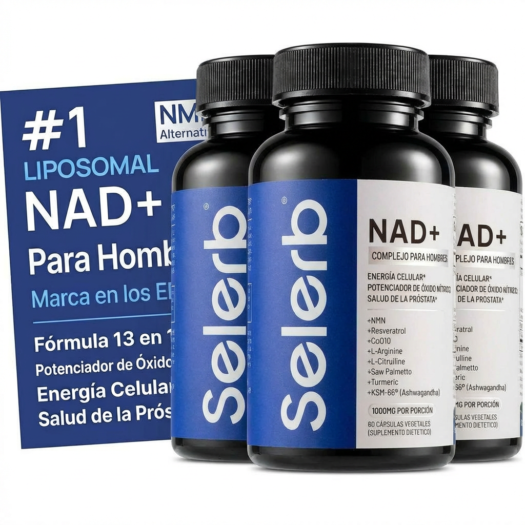 NAD+ para Hombres | Más Energía, Resistencia y Salud Masculina